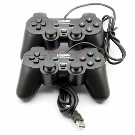 USB Double Shock Controller Singe